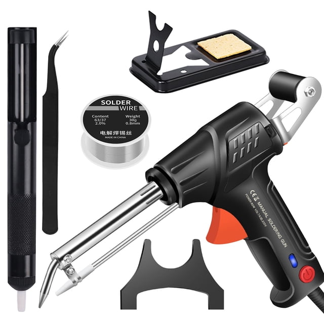 110V Hand-Held Welding Gun, with Light Multi-Function Semi-Automatic Welding Gun 60W Soldering Iron