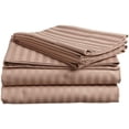 thumbnail image 1 of 500 Thread Count 3 Piece ( 1-Fitted Sheet + 2 - Pillow Cases ) Fitted Sheet 12 Inch Deep Pocket 100% Egyptian Cotton Stripe Pattern, 1 of 1