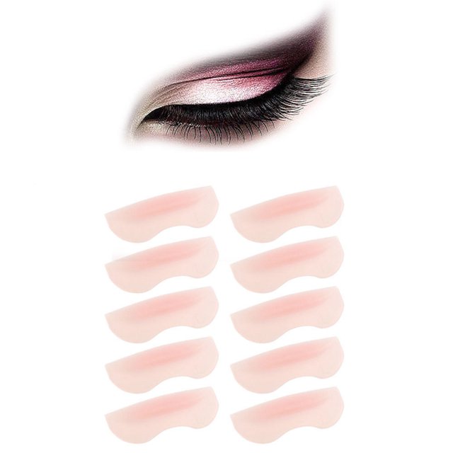10PCS Tampons de Protection des Cils Tampons de Protection des Cils en Silicone