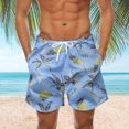 thumbnail image 2 of Ketyyh-chn99 Mens Board Shorts Swimwear Board Shorts Swimwear Boxer Shorts Board Shorts with Mesh Lining Breathable Beach Shorts Swimwear Bathing Suits Light blue,M, 2 of 5