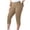 Khaki, variant on BLVB Women's Plus Size Capri Leggings Lightweight Soft Crop Leggings Basic Capris Yoga Pants High Waisted Pull on Dressy Casual Tights