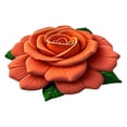 thumbnail image 3 of Feltree 3D Flower Mat Non-Slip Soft Area Rug 24x24 Inch Crystal Velvet for Living Room Bedroom Home Office Decor, 3 of 7