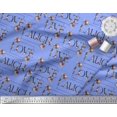 thumbnail image 3 of Soimoi Crepe Silk Fabric Floral Love Text Print Sewing Fabric Yard 42 Inch Wide, 3 of 5