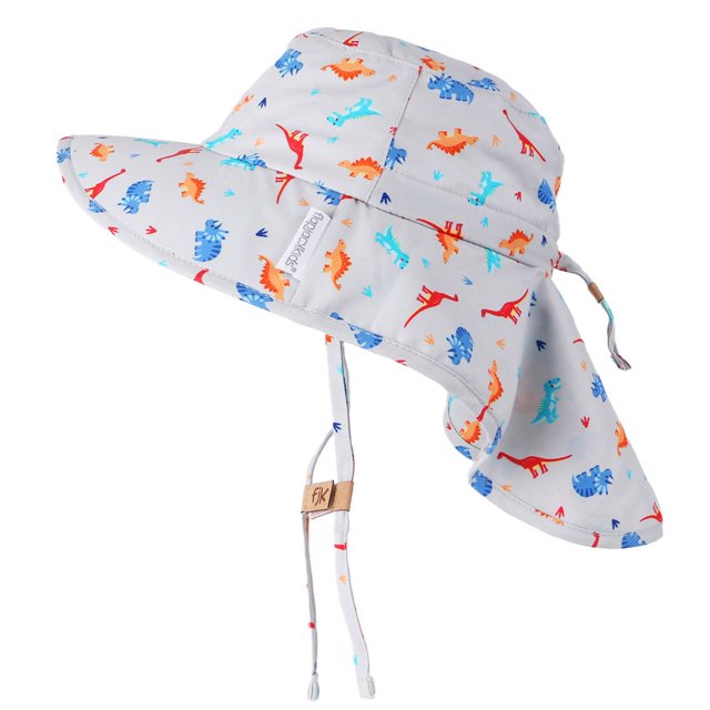 FlapJackKids - Cape de Soleil à Encolure - Multi Dino - Moyen 2-4 Ans
