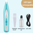 thumbnail image 1 of Tondeuse Électrique Sans Fil pour Chien Chat Tondeuse à Cheveux avec Lumière LED Rasoir, 1 of 6