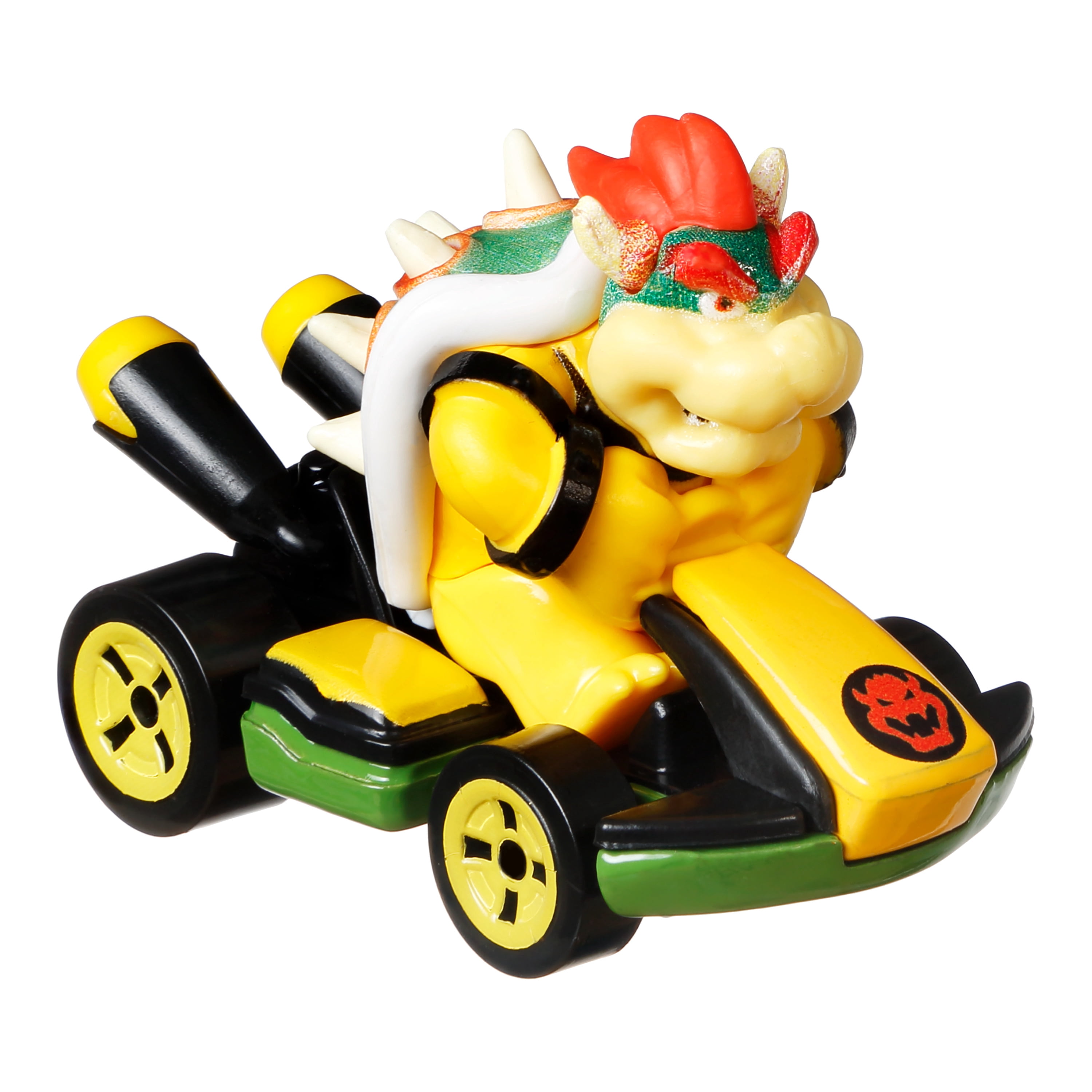 Kart Bowser de Mario Kart sous forme de véhicules Hot Wheels en métal moulé sous pression à l’échelle 1:64
