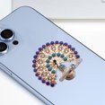 thumbnail image 2 of Cell Phone Ring Holder Metal Finger Grip Finger Kickstand 360° Rotation Universal Finger Ring Phone Grip Compatible With All Smartphone, 2 of 6