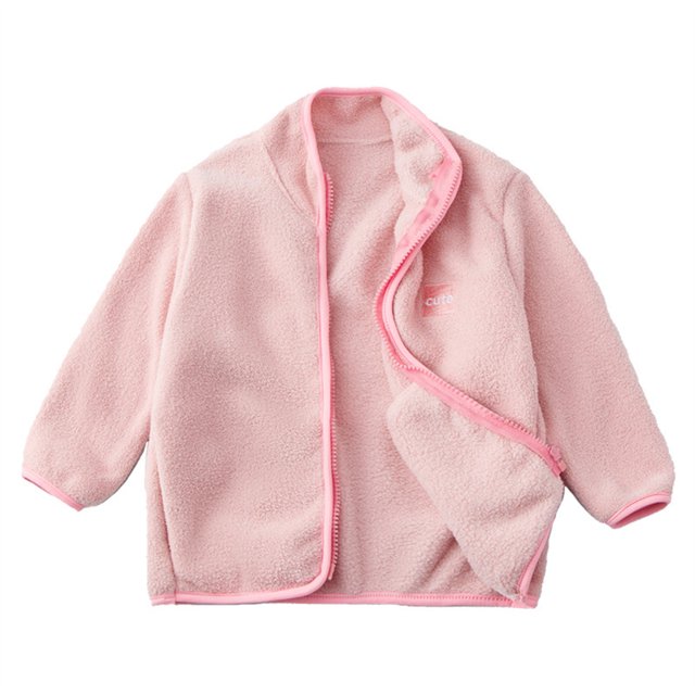 XASZHN Girls and Toddlers' Full Zip Jacket Pink 8-10 Years