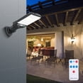 thumbnail image 1 of EGNMCR Solar Street Light, IP65 Waterproof, Dusk To Da-wn With Motion Sensor LED Security Flo-od Light For Parking Lot, Remote Control With 30 COB Lamp Beads, Mother's Day Gift Ideas, 1 of 6