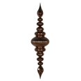 thumbnail image 1 of Vickerman M183876 41 in. Mocha Shiny Finial Ornament, 1 of 1