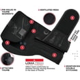 thumbnail image 4 of RDX Boxing Gloves Sparring, KARA Patent Training Mitt, MMA,Black,14oz, 4 of 8