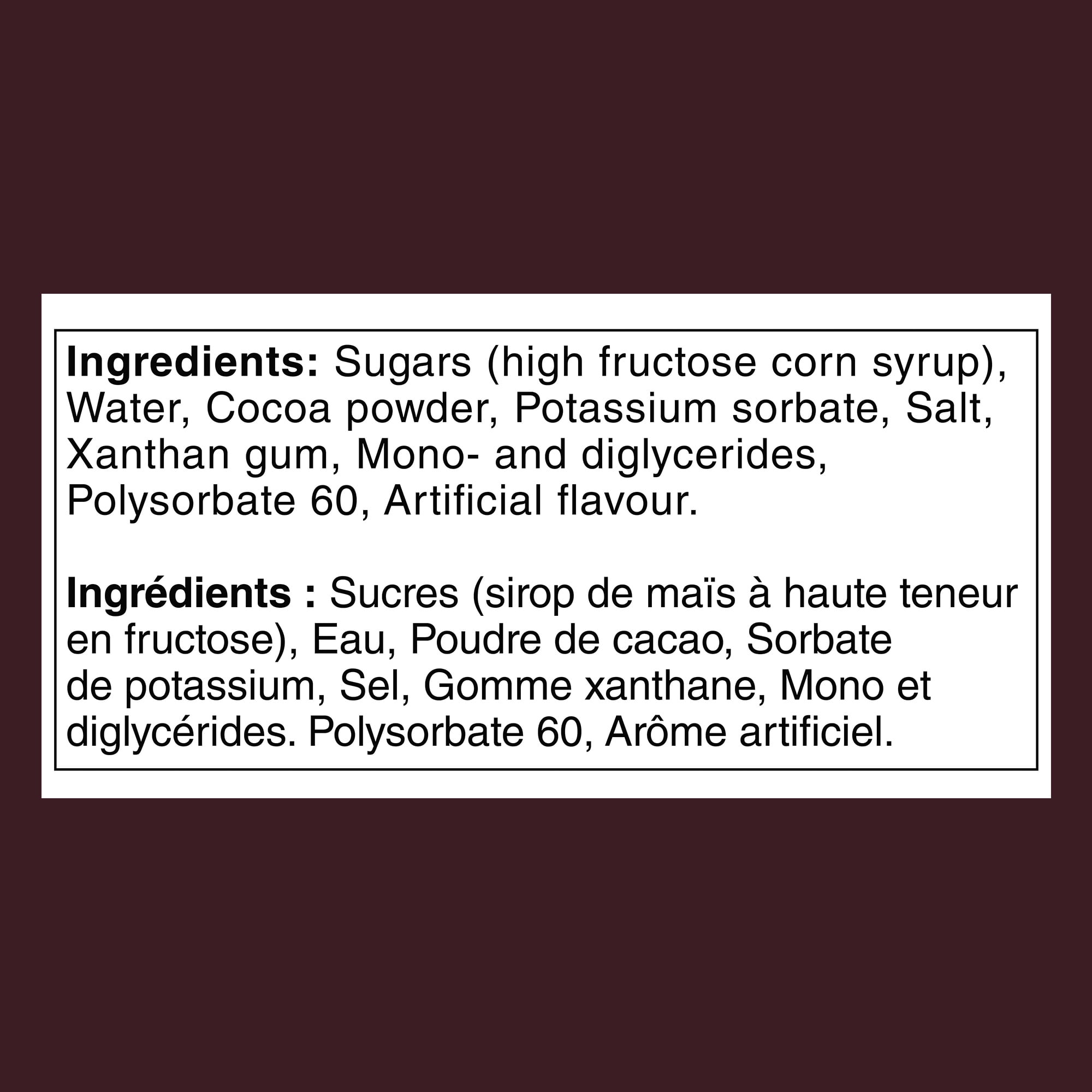 HERSHEY'S Syrup Chocolate, Gluten Free and Kosher, 523mL