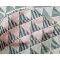 thumbnail image 5 of oneOone Silk Tabby Fabric Triangle Geometric Decor Fabric Printed BTY 42 Inch Wide, 5 of 5