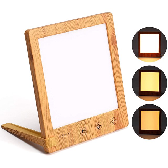 SAD Light Therapy Lamp LED Light Therapy Lamp for Effective Treatment of Seasonal Affective Disorder with Timer Function Touch Control Suitable for Home/Office