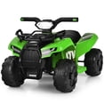 thumbnail image 1 of Costway 6V Kids ATV Quad Electric Ride On Car Toy Toddler w/LED Light&MP3 Green, 1 of 10