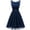Navy, variant on Bigersell Work Dresses for Women Clearance Female V-Neck Sleeveless Knee Length Cocktail Dress Style D-11 Maternity Dress for Baby Shower Regular Summer Dresses , Beige L