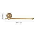 thumbnail image 4 of Heaveant Brass Towel Rack, Antique Brass Bathroom Towel Holder Rack Single Pole Bar Clothes Hanger Shelf Wall Mount, 4 of 7