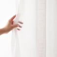 thumbnail image 2 of Bouclair Rideau Transparent Carla Blanc 52x108 Po (132x274 cm), 2 of 8