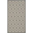 thumbnail image 1 of Safavieh Courtyard Anthracite Indoor Outdoor Rug - 2'7" x 5', 1 of 1