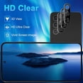 thumbnail image 2 of [3+3 Pack] Glass Screen Protector for Samsung Galaxy A35 with Camera Lens Protector, 3D Curved, 6.6 inch 2024 9H Tempered Glass for Galaxy A35 Glass Screen Protector, 2 of 6