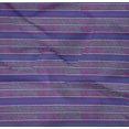 thumbnail image 4 of oneOone Tissu Popeline de Coton Biologique Sergé Rayé Bloc Décor Tissu Imprimé 42 Pouces de Large, 4 of 4