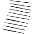 thumbnail image 3 of HAWK 180mm x 5mm, 10 Piece Needle File Set With 10 Different Shapes - F341, 3 of 3