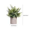 thumbnail image 3 of Coofit Artificial Potted Plant Decorative Simulated Eucalyptus Fake Plant False Leaf, 3 of 7