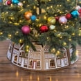 thumbnail image 1 of EGNMCR Stationery, Gingerbread House Christmas Tree Collar LED Christmas Tree Collar Suitable For Gingerbread House Christmas Tree Skirt LED Christmas Tree Collar Diameter 28in s collar, 1 of 8