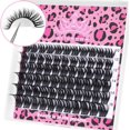 thumbnail image 3 of HSHDLDF Eyelash Extensions Wispy Lash Clusters Thick Lash Extensions Natural Eyelash Clusters 10-16MM Fluffy DIY Eyelashes Extensions 66Pcs C Curl Long Lash Clusters Extensions ALICROWN, 3 of 7