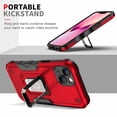 thumbnail image 2 of SuperShield Defender Fitted Hard Shell Ring Holder Stand Case for iPhone 14 Pro Max - Rose Gold, 2 of 5