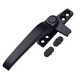 thumbnail image 2 of Aluminum Alloy Window Handle With Locks Universal Handle Key Double Glazing Door Turning Black Left, 2 of 8