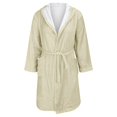thumbnail image 4 of Jindong Peignoirs en Peluche pour Femmes Peignoir en Molleton en Peluche pour Femmes Long Chaud Peignoir en Peluche Tenue d'Intérieur Peignoir Imprimé Confortable Peignoirs pour Femmes, 4 of 4