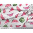 thumbnail image 3 of Soimoi Rayon Fabric Watermelon Fruits Fabric Prints by Yard 56 Inch Wide, 3 of 3