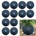 thumbnail image 3 of Lefu 12 Pcs Tapis de Protection d'Arbre en Paillis 27-42 cm Disque Arbuste Garde d'Arbre Ombrage ma, 3 of 3