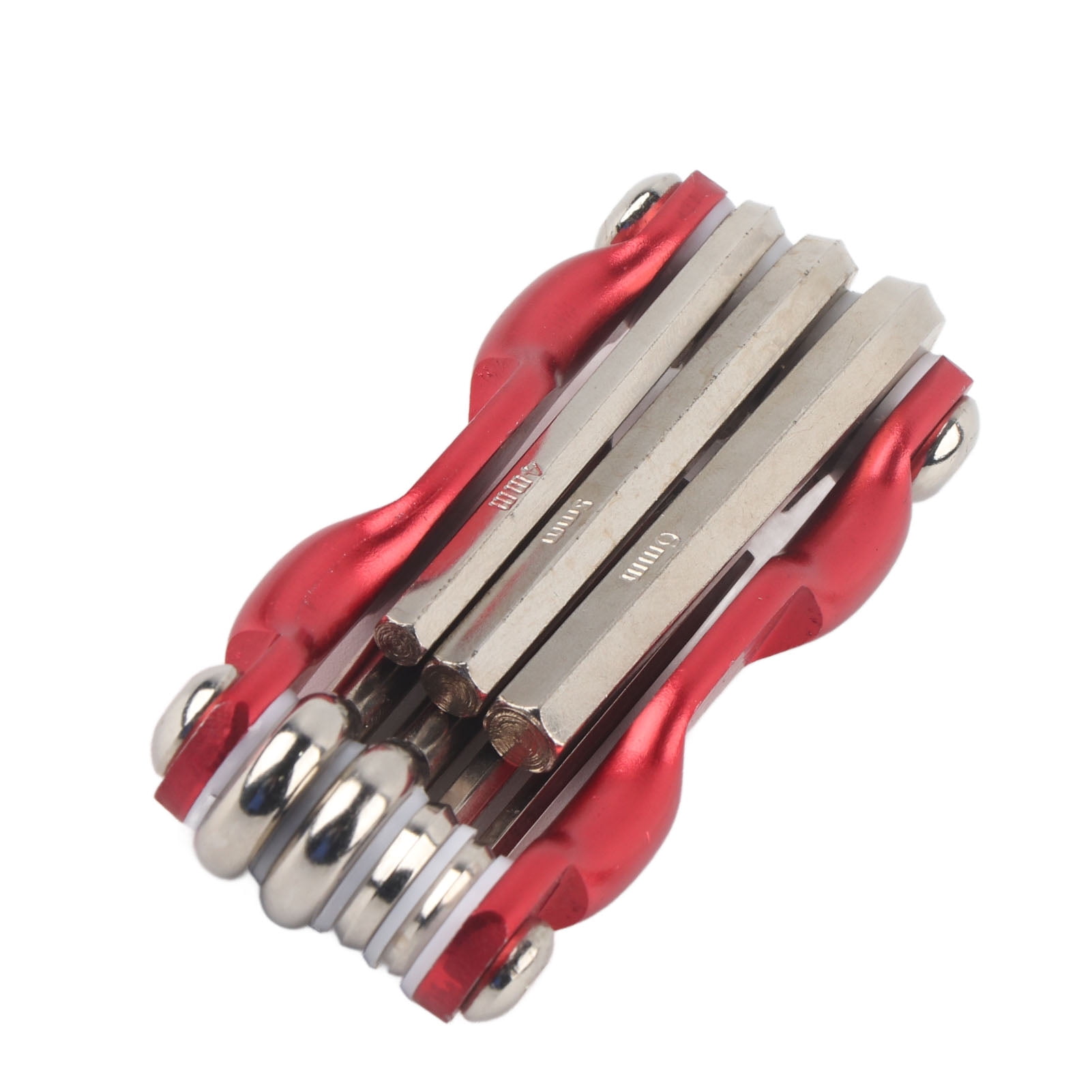Outil de Réparation de Vélo Multifonction 7 en 1, Excellent Outil de Réparation de Vélo 7 en 1 Portable en Acier Allié Plus Robuste pour Effectuer l'Entretien Noir,Rouge,Bleu