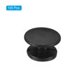 thumbnail image 3 of Uxcell Plastic Button Charm, 10 x 8mm Dia Button Accessories, Black 100 Pack, 3 of 6