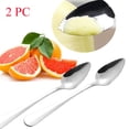 thumbnail image 1 of Product Category Tableware Product Title Serrated Edge 2PC Spoon Steel Thick Spoon Stainless Dessert Kitchen Dining & Bar Platform Competitor Title Edge Spoon Steel Spoon Serrated Thick Dessert, 1 of 6