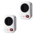 thumbnail image 1 of Lasko 101 MyHeat Portable Personal Electric 200W Ceramic Space Heater (2 Pack), 1 of 10