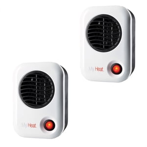 Lasko 101 MyHeat Portable personnel électrique 200W Céramique Space Chauffe-eau (2 Boîte)