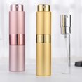 thumbnail image 4 of Clear Plastic Empty Squeeze Bottles with Flip Cap，15ml Portable Empty Refillable Aluminum Perfume Cosmetic Spray Bottle Atomiser Silver, 4 of 8