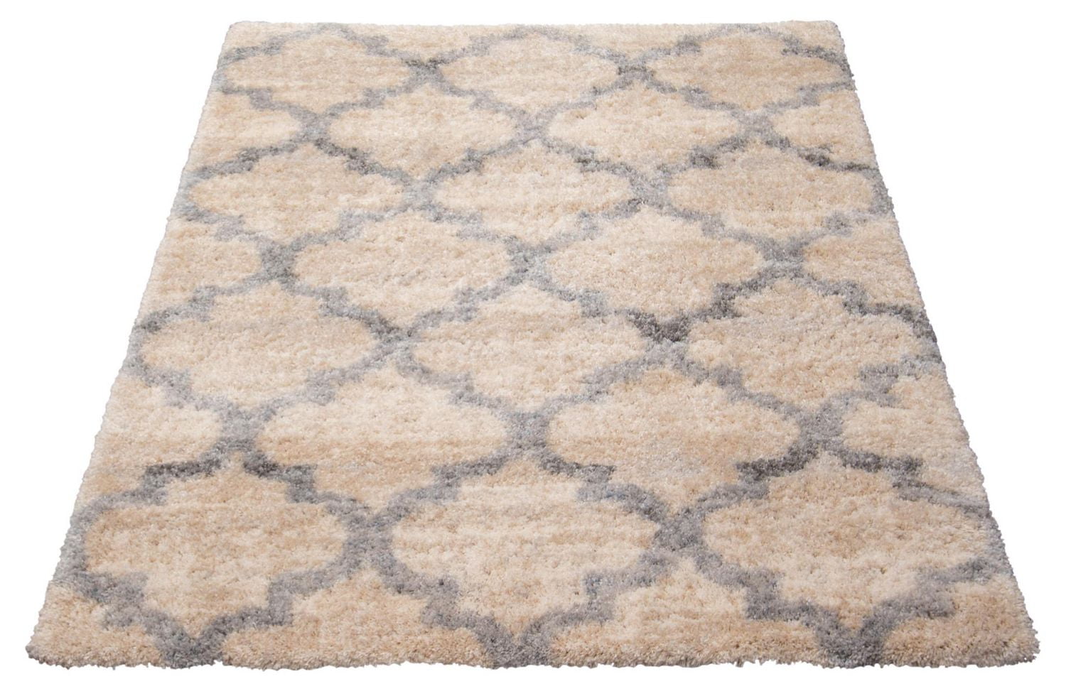ECARPET Trellis Frise Moelleuse pour Chambre à Coucher