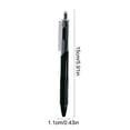 thumbnail image 3 of PEONAVET Plastic Ballpoint pen Candy Color Push-button Neutrals Pen High-value Quicks Drying Black Brush Pen for Problem Solving Pen Learning Stationery, 3 of 6