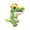Vert, variante sur Milaget Jouet Animal Activités Créatives Jouet d'Apprentissage Dinosaure Drôle Marionnette à Main Vert