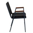 thumbnail image 3 of Bowery Hill Chaise Empilable Rembourrée Noire, 3 of 9