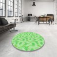 thumbnail image 4 of Ahgly Tapis Rectangulaire Lavable en Machine Vert Transitionnel, 8 Pieds x 10 Pieds, 4 of 7