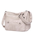 thumbnail image 2 of Yhmxh Crossbody Bags for Women,Backpack,Diaper Bag,Lunch Box Multi Functional Large Capacity Shoulder Bag Large Capacity Shoulder Bag Washed Leather Bag Fashionable Mom Bag The Storage, 2 of 2