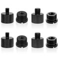thumbnail image 2 of 8Pcs Mic Stand Adapter Aluminum Microphone Thread Adapter Kit with 3/8 Female to 5/8 Male 3/8 Male to 5/8 Female 5/8 Female to 1/4 Male 5/8 Male to 1/4 Female Screw Adapter, 2 of 10