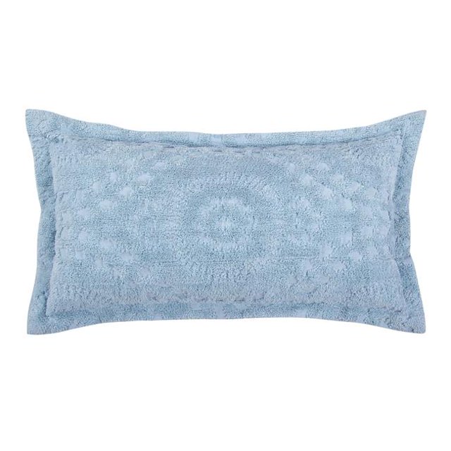 Rio Cotton Pillow Sham, Blue - King Size
