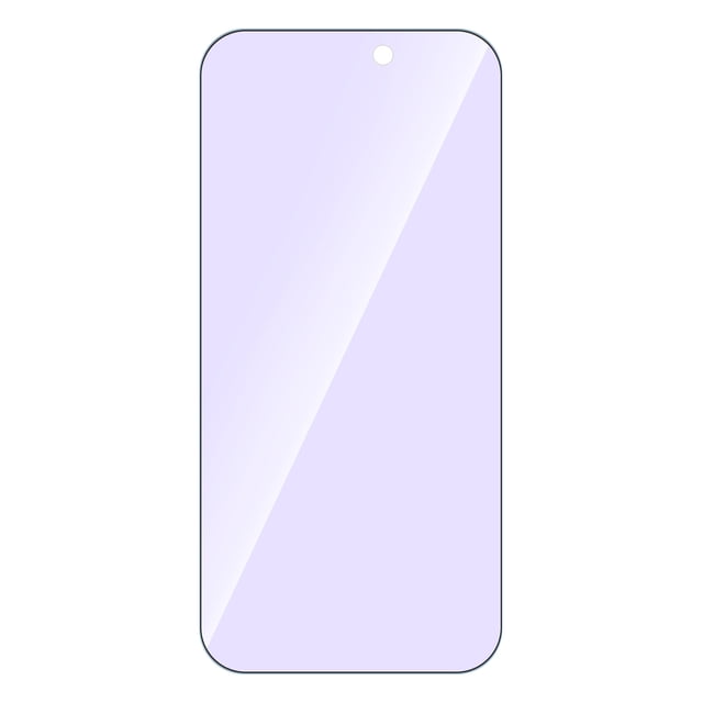 Graflsoa iPhone 15 Ultra-Thin Tempered Glass Screen Protector with Blue Light Blocking and Full Coverage Edge Design