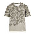 thumbnail image 4 of Soki T-shirt Graphique Imprimé à Manches Courtes à Col Rond pour Femmes, 4 of 4